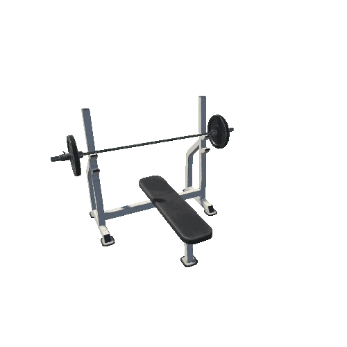 bench with barbell